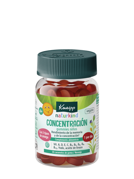 Gummies Niños Concentración · Kneipp · 30 gominolas