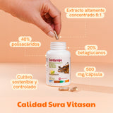 Cordyceps · Sura Vitasan — infografía