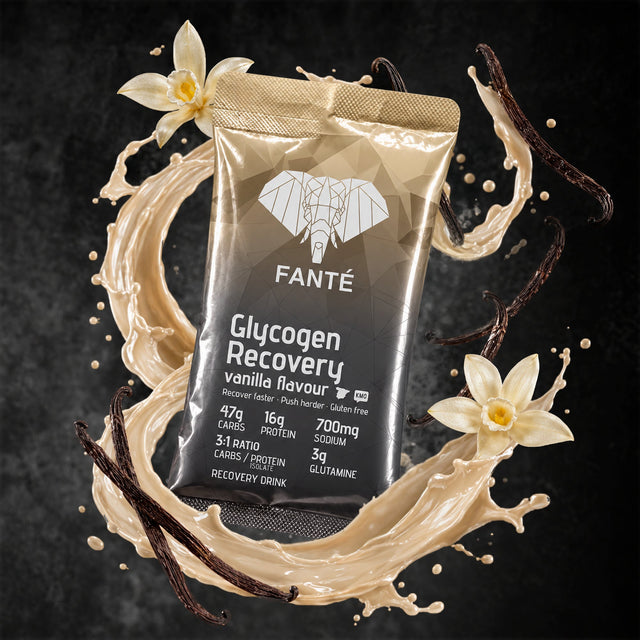Glycogen Recovery Drink Monodosis Vainilla · Fanté · 70 gramos