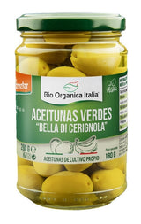 Aceitunas Verdes Gigantes · Bio Organica Italia · 280 gramos