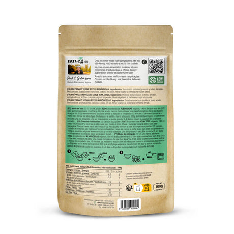 Albóndigas Veganas · Nuveg · 100 gramos