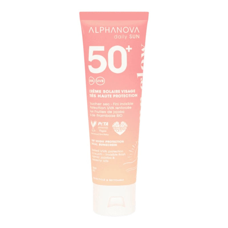 Crema Solar Facial SPF50+ Daily Sun · Alphanova · 50 ml