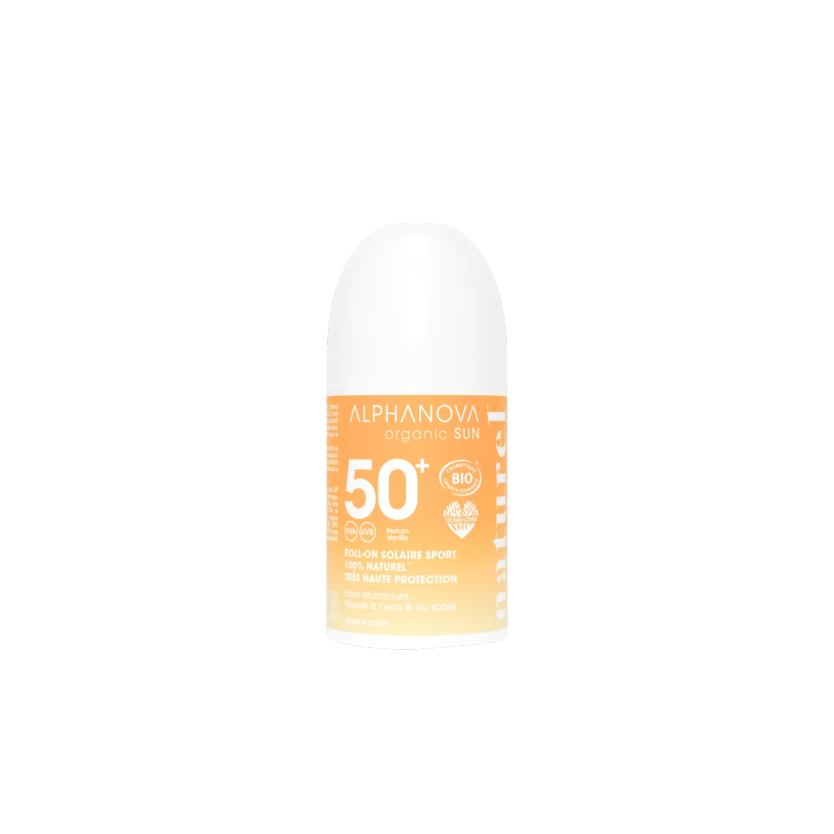 Protector Solar Roll-On Sport SPF50+ · Alphanova · 50 gramos
