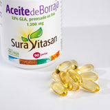 Aceite de Borraja · Sura Vitasan · 90 perlas — detalle perlas