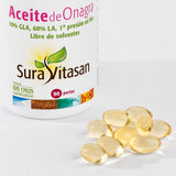 Aceite de Onagra · Sura Vitasan · 90 perlas — detalle perlas