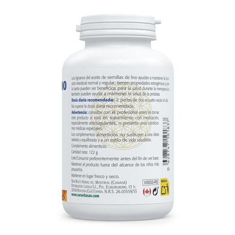 Aceite de Semillas de Lino · Sura Vitasan — composición nutricional