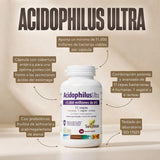 Acidophilus Ultra · Sura Vitasan — infografía cepas