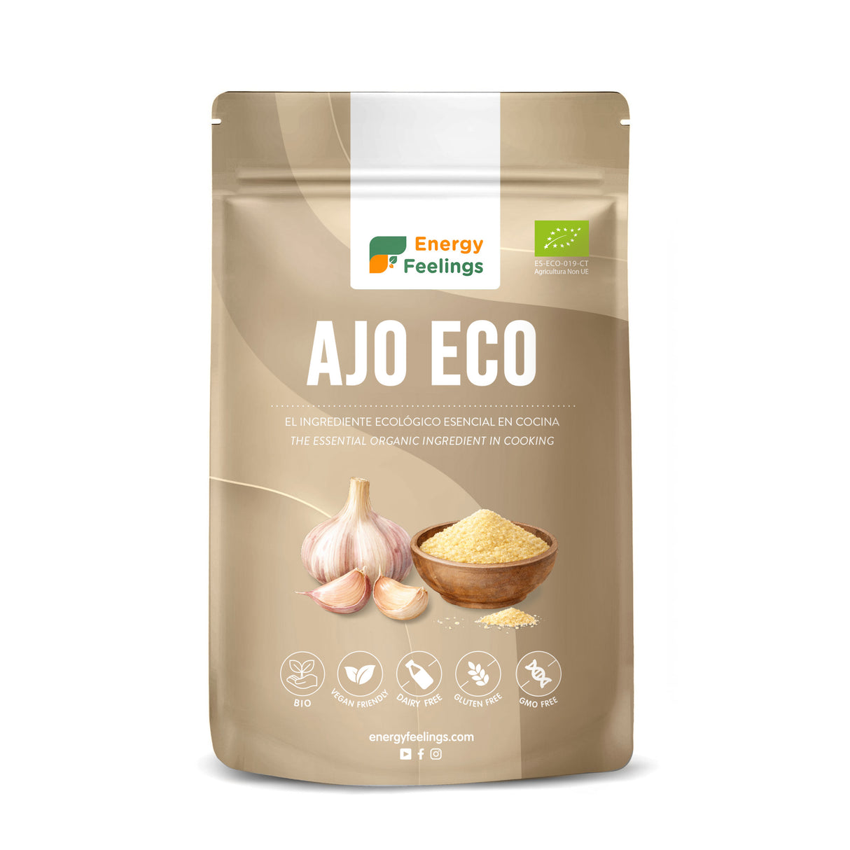 Ajo en Polvo · Energy Feelings · 200 gramos