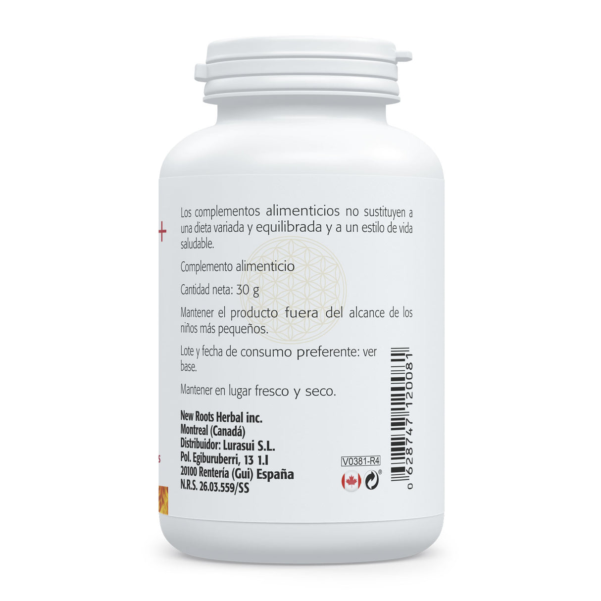 Alpha Lipoico R+ · Sura Vitasan — composición