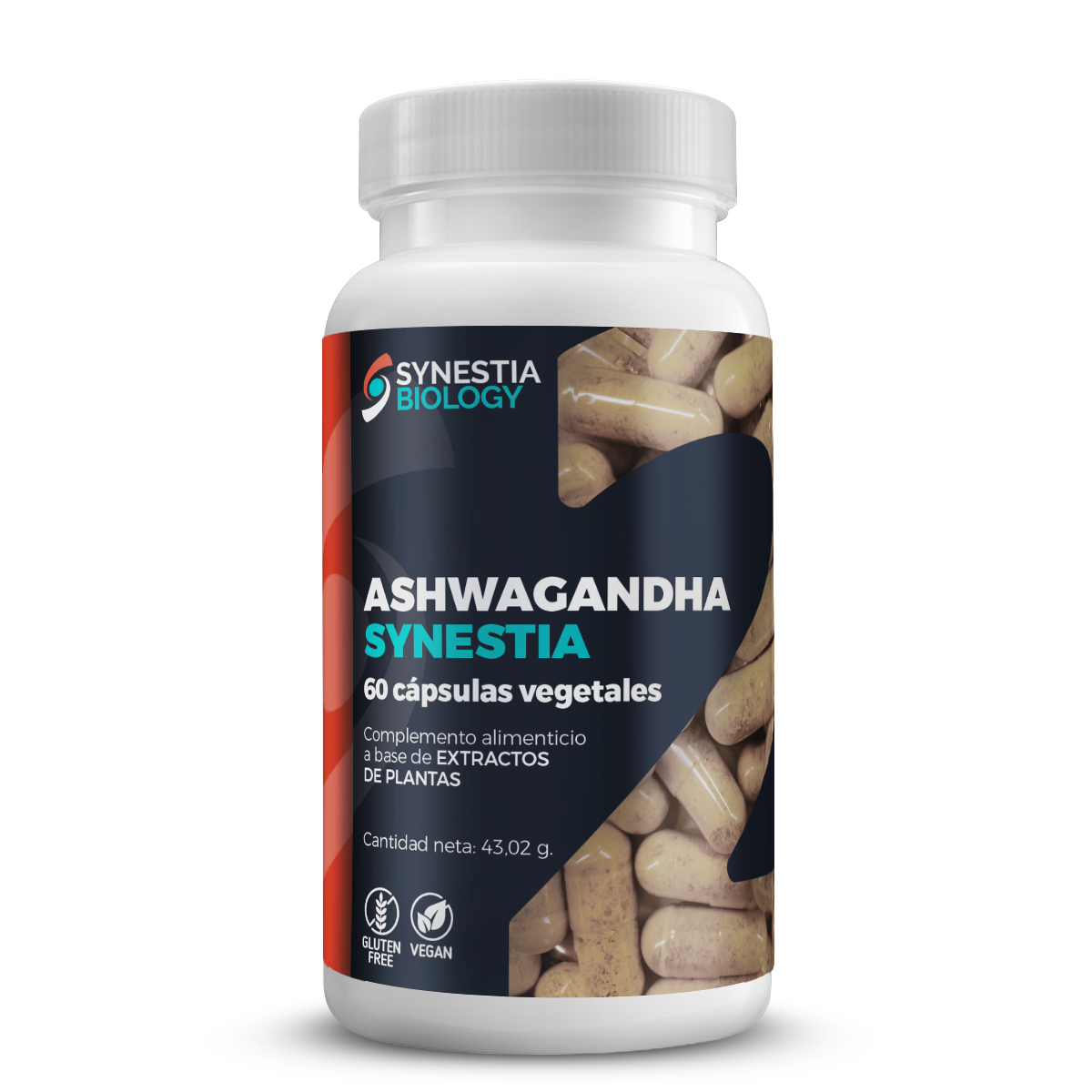 Ashwagandha · Synestia Biology · 60 cápsulas