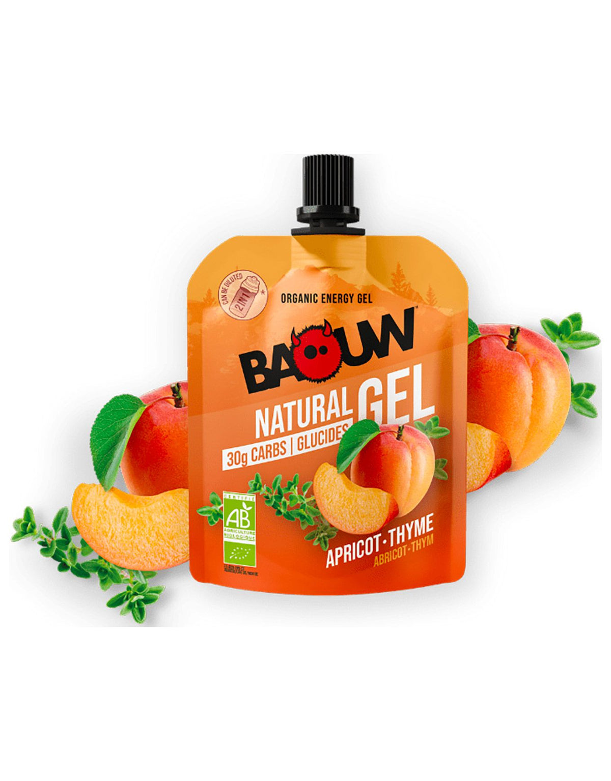 Gel Energético Albaricoque Tomillo Baouw