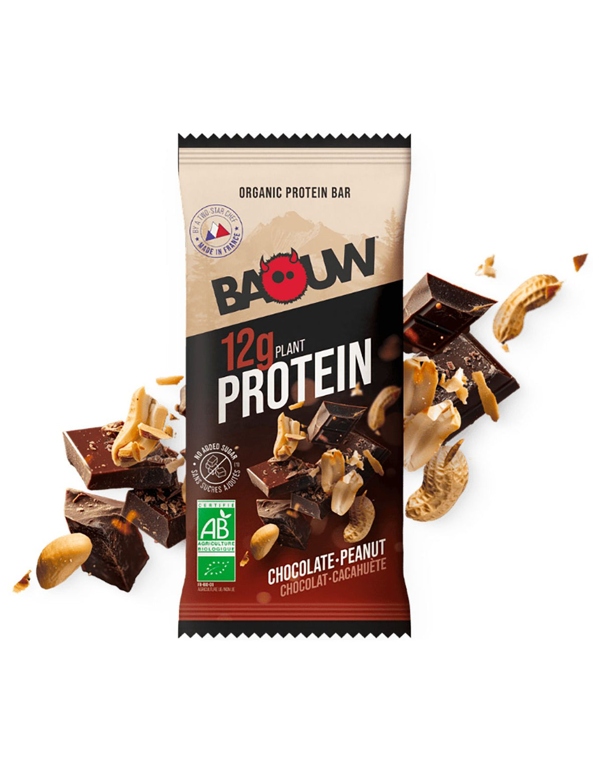 Barrita de Proteína Chocolate - Cacahuate Baouw
