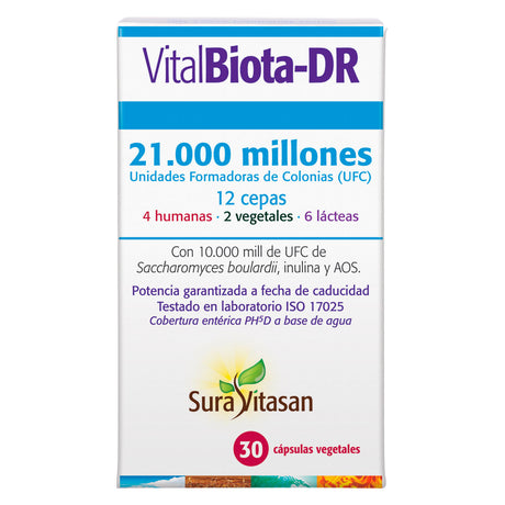 VitalBiota-DR · Sura Vitasan — envase reciclable 2025
