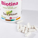 Biotina · Sura Vitasan — detalle cápsulas