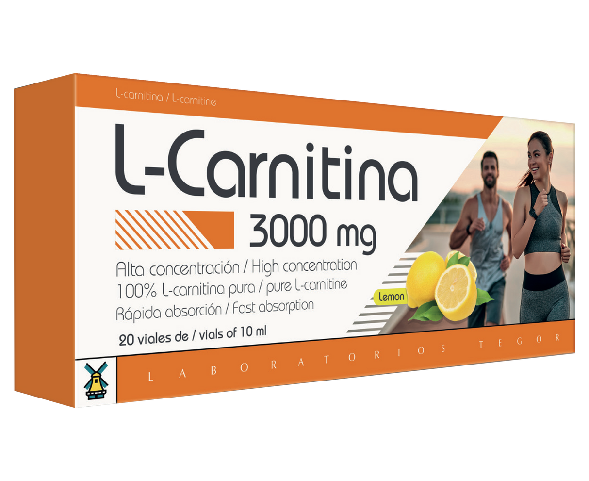 L-Carnitina 3000 mg · Tegor · 20 viales