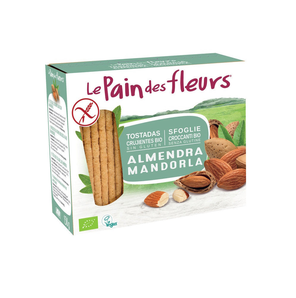 Tostadas Crujientes Ecológicas de Almendra · Le Pain des Fleurs · 200 gramos