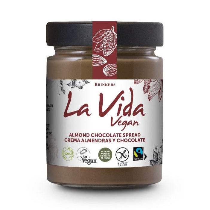 Crema de Almendras y Chocolate · La Vida Vegan · 270 gramos