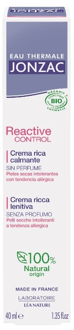 Crema Rica Alta Tolerancia Reactive Control · Eau Thermale Jonzac · 40 ml
