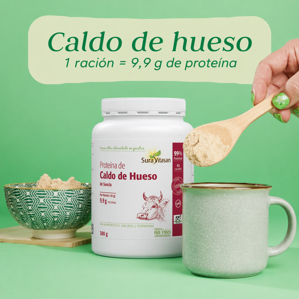 Proteina de Caldo de Hueso · Sura Vitasan — uso culinario