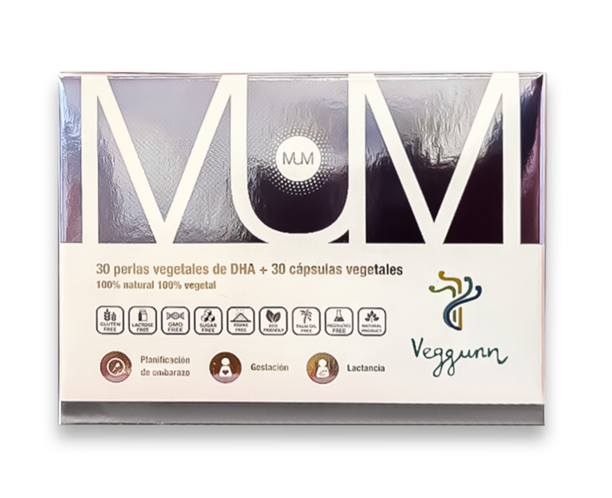 MUM · Veggunn · 30 perlas + 30 cápsulas