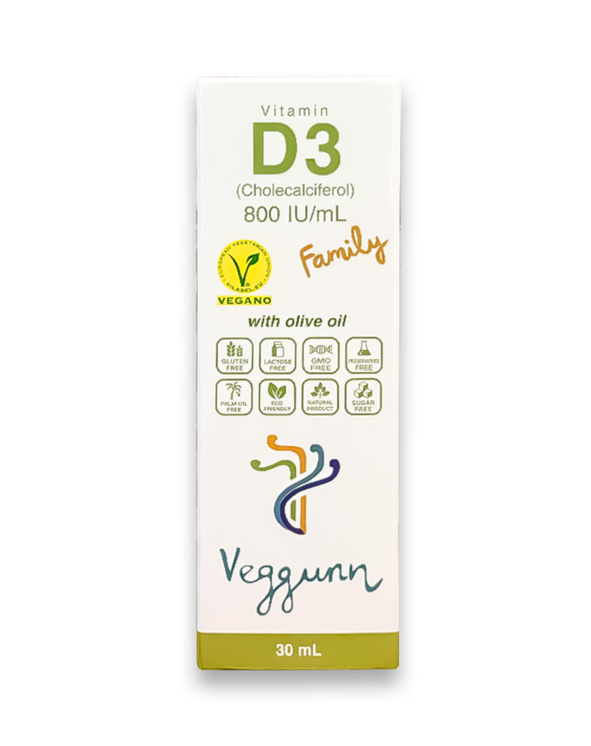 Vitamina D3 Family · Veggunn · 30 ml
