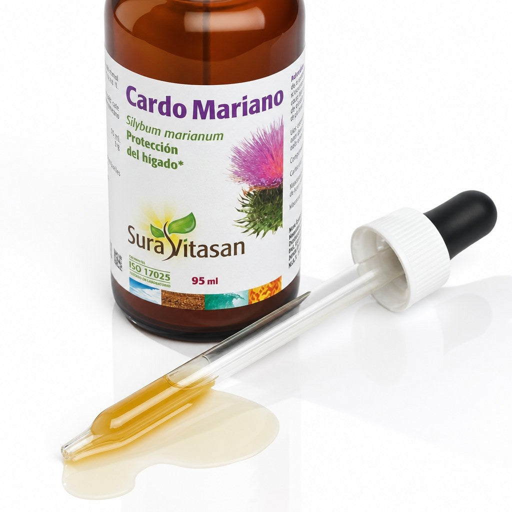 Cardo Mariano · Sura Vitasan — detalle envase