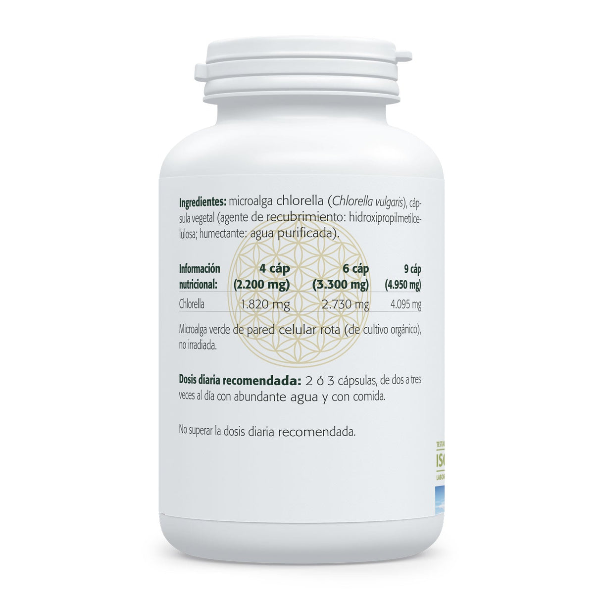 Chlorella · Sura Vitasan · 60 cápsulas — modo de uso