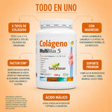 Colágeno Multi Max 5 · Sura Vitasan — infografía