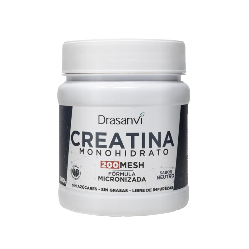 Creatina Monohidrato 200 MESH Neutro · Drasanvi · 300 gramos