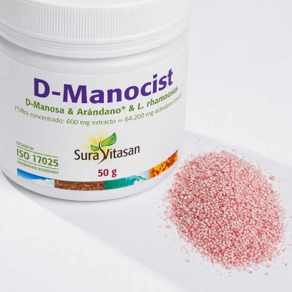 D-Manocist · Sura Vitasan — detalle envase