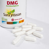DMG · Sura Vitasan — detalle cápsulas