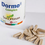 Dormo 8 Complex · Sura Vitasan — detalle cápsulas