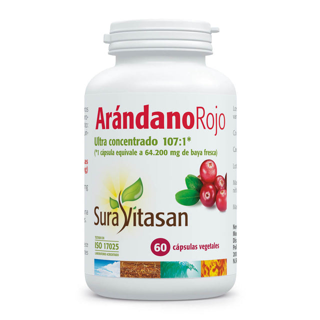 Arándano Rojo · Sura Vitasan · 60 cápsulas