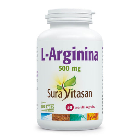 L-Arginina · Sura Vitasan · 50 cápsulas