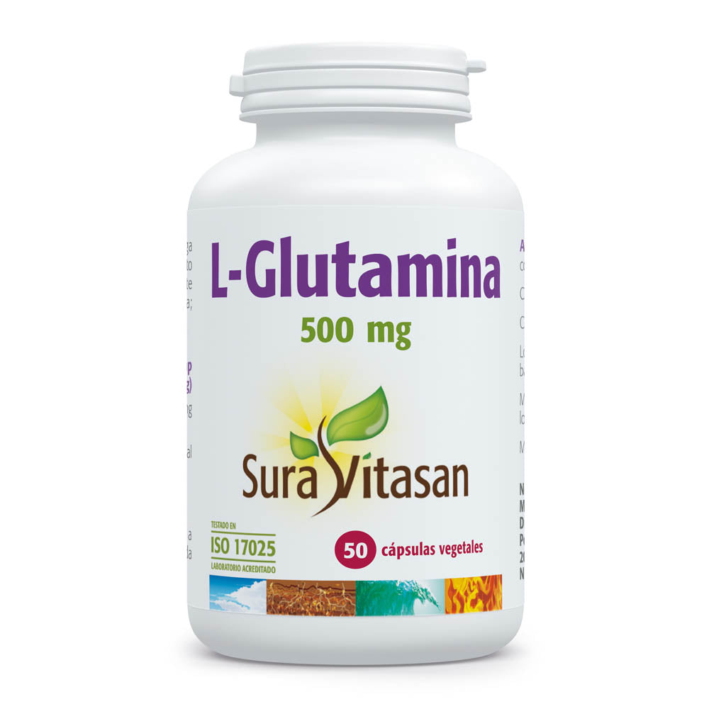 L-Glutamina · Sura Vitasan · 50 cápsulas