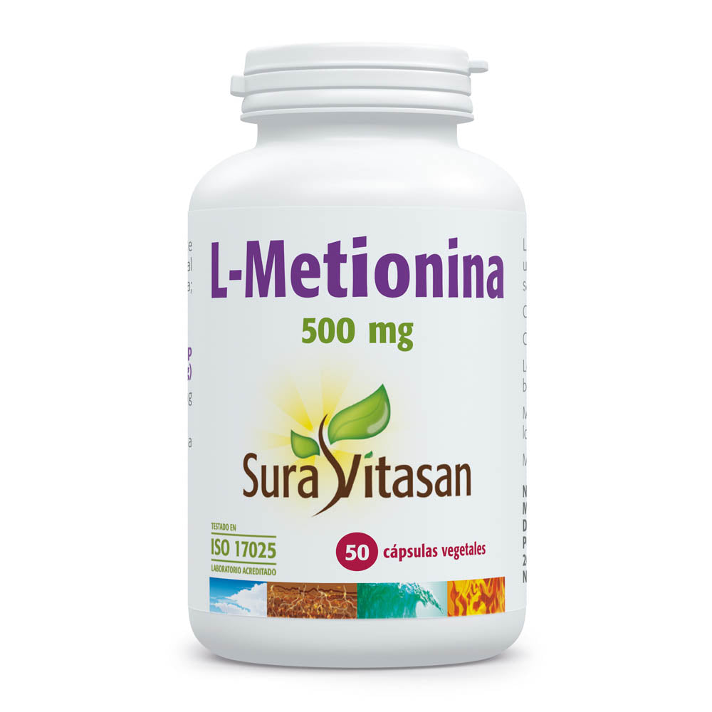 L-Metionina · Sura Vitasan · 50 cápsulas