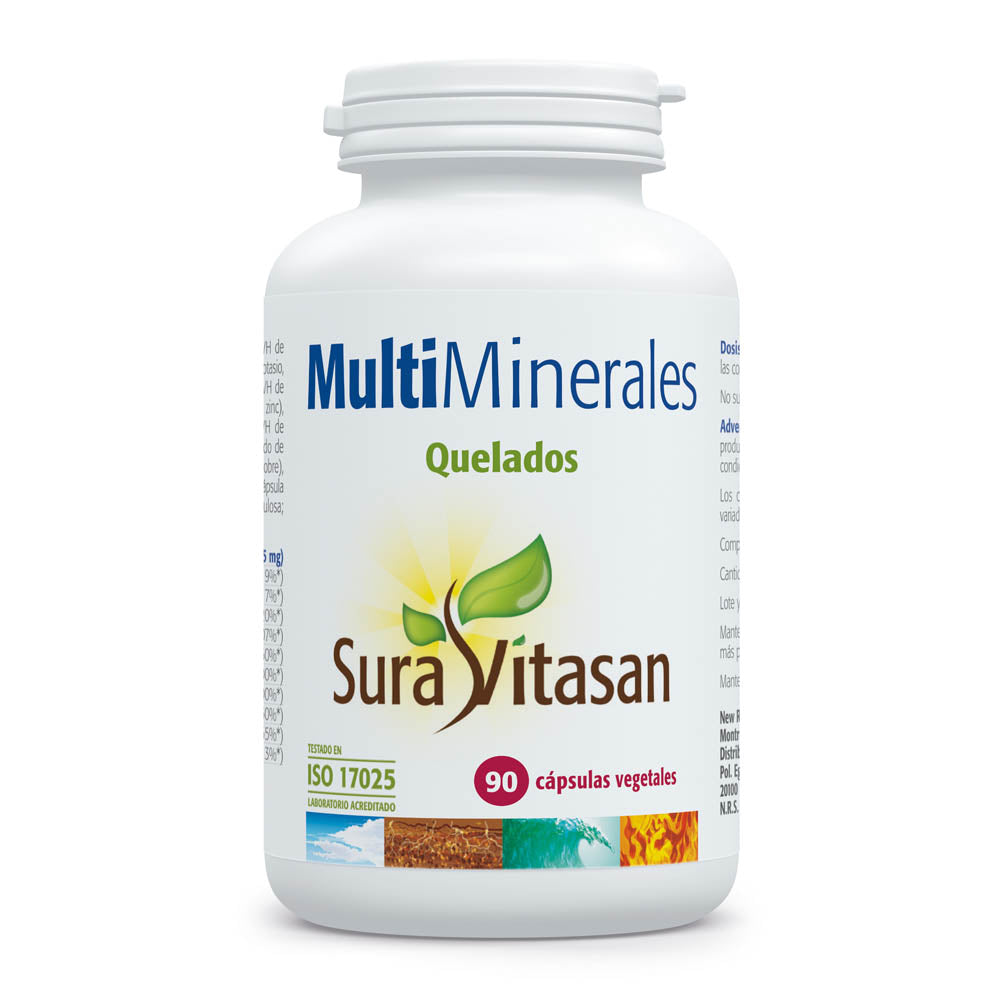 Multi Minerales Quelados · Sura Vitasan · 90 cápsulas