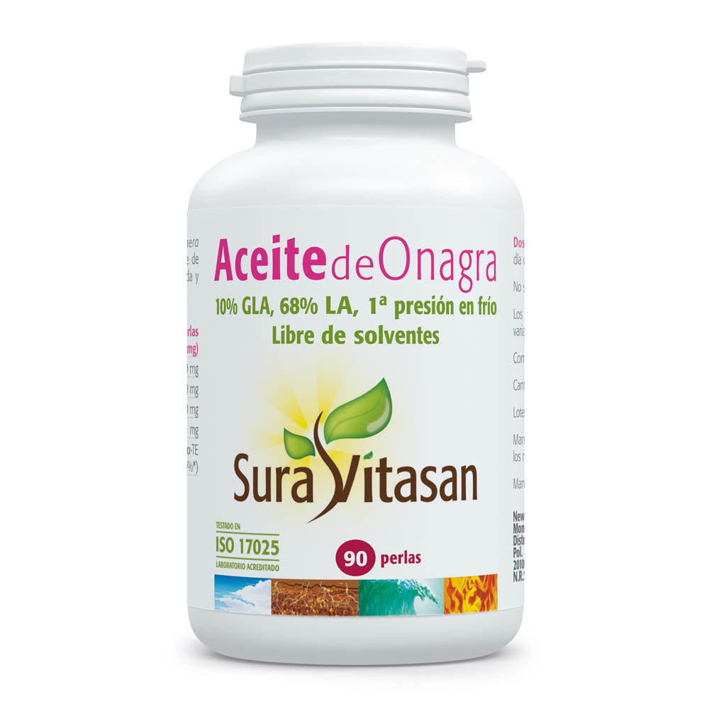Aceite de Onagra · Sura Vitasan · 90 perlas
