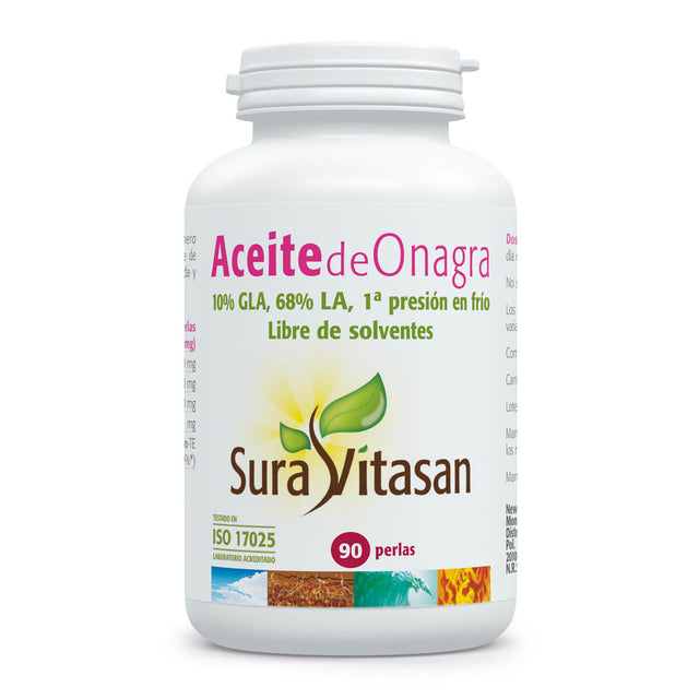 Aceite de Onagra · Sura Vitasan · 90 perlas