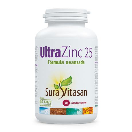 Ultra Zinc 25 mg · Sura Vitasan · 30 cápsulas