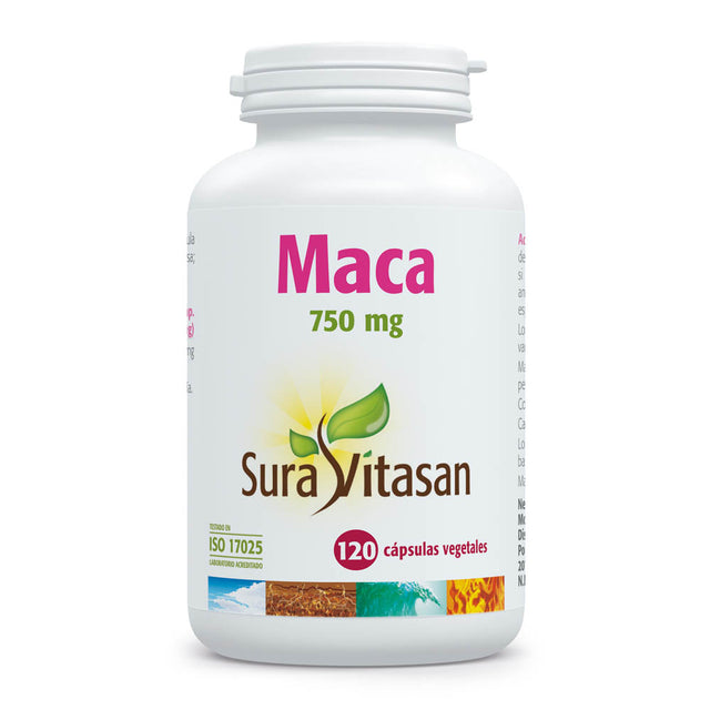 Maca 750 mg · Sura Vitasan · 120 cápsulas