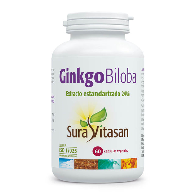 Ginkgo Biloba · Sura Vitasan · 60 cápsulas