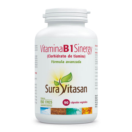 Vitamina B1 Sinergy · Sura Vitasan · 90 cápsulas
