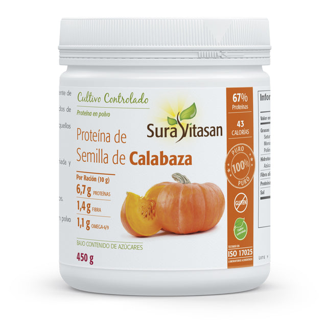 Proteína de Semilla de Calabaza · Sura Vitasan · 450 gramos