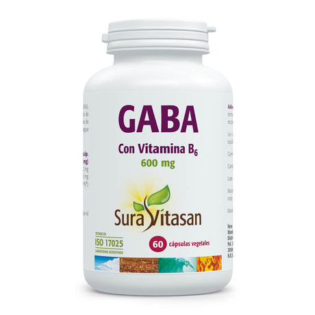 GABA + Vitamina B6 · Sura Vitasan · 60 cápsulas