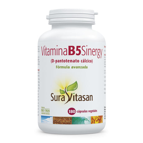Vitamina B5 Sinergy · Sura Vitasan · 180 cápsulas
