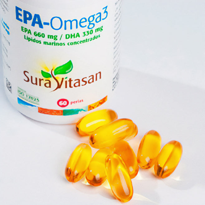 EPA-Omega 3 · Sura Vitasan — detalle perlas