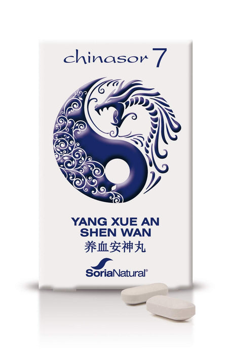 Chinasor 7 YANG XUE AN SHEN WAN · Soria Natural · 30 comprimidos