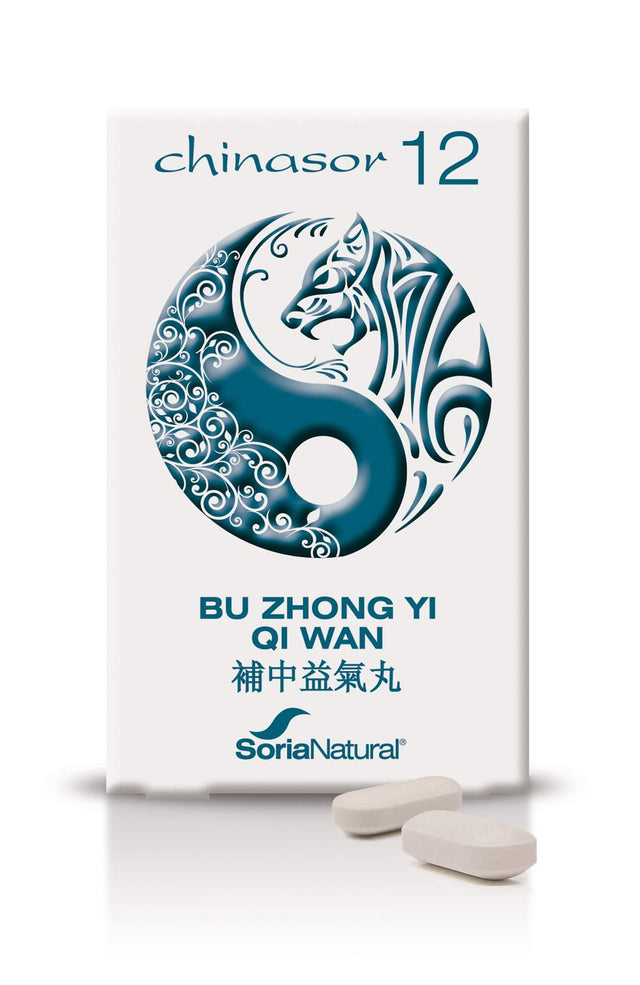 Chinasor 12 BU ZHONG YI QI WAN · Soria Natural · 30 comprimidos
