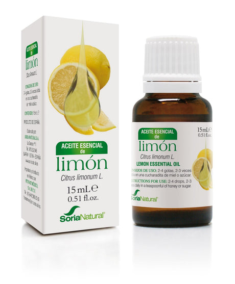Aceite Esencial de Limón · Soria Natural · 15 ml